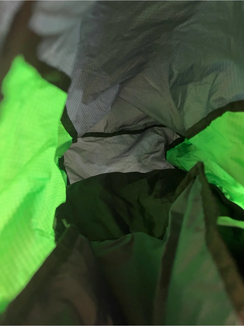 Adventuridge Green & Gray Lightweight packable backpack